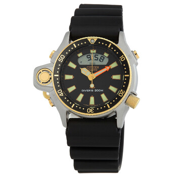 Promaster Aqualand Quartz Analog-Digital Black Dial Men's Watch JP2004-07E Promaster Aqualand Quartz Analog-Digital Black Dial Men's Watch JP2004-07E