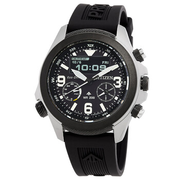 Promaster Land Chronograph Analog-Digital Black Dial Men's Watch JV100707E