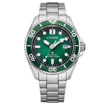 Citizen Marine Eco-Drive Green Dial Men's Watch AW1768-80X