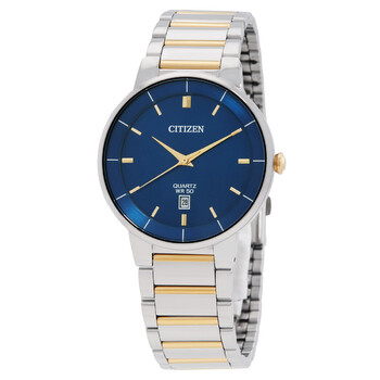 Citizen Quartz Blue Dial Two-tone Men's Watch BI5054-53L