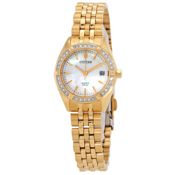 アナログ腕時計 CITIZEN | Quartz Crystal Black Dial Ladies Watch EQ0532-55E Citizen Quartz Crystal Black Dial Ladies Watch EQ0532-55E