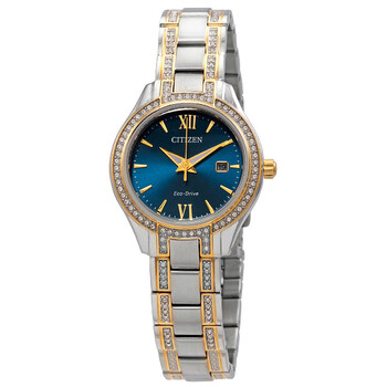 Silhouette Crystal Blue Dial Ladies Watch FE1234-50L Silhouette Crystal Blue Dial Ladies Watch FE1234-50L