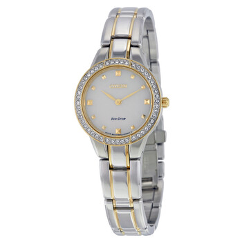 Silhouette Crystal Eco-Drive Ladies Watch EX1364-59A