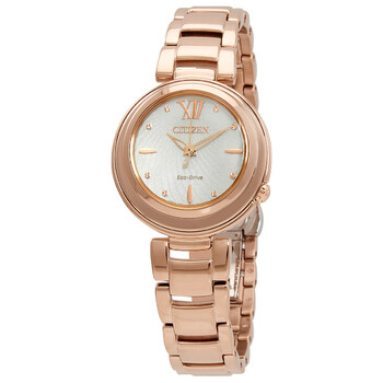 Sunrise Ladies Rose Gold-tone Watch EM0333-57A