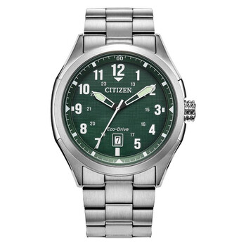 Citizen Quartz Green Dial Men's Watch BI1031-51Z 4974374342737