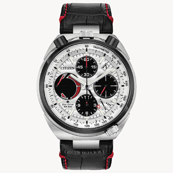 Tsuno Chrono Racer Alarm Chronograph Silver Dial Men's Watch AV0071-03A