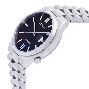 Tsuyosa Automatic Black Dial Men's Watch NJ0151-53E