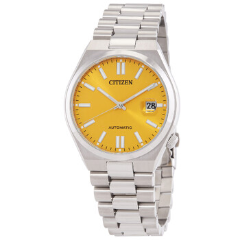 Citizen Tsuyosa Automatic Orange Dial Men's Watch NJ0151-53Z