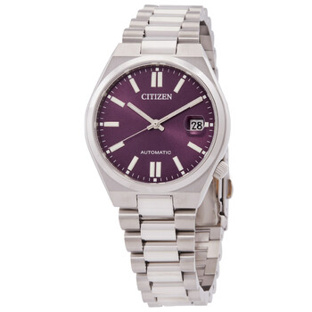 Tsuyosa Automatic Purple Dial Watch NJ0200-50W