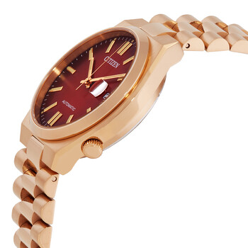 Tsuyosa Automatic Red Dial Watch NJ0153-82X