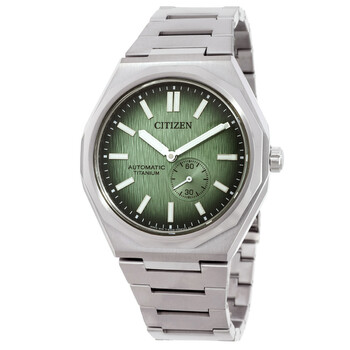 Citizen Zenshin Automatic Green Dial Men's Watch NJ0180-80X