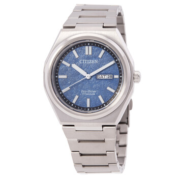 Zenshin Three-hand Blue Dial Men's Watch AW0130-85L