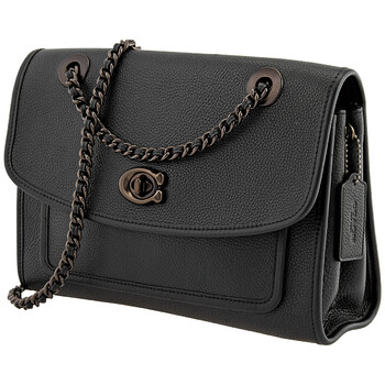 バッグ COACH Parker Chain Shoulder Bag Black coach-black-parker-shoulder-