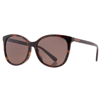 Dark Brown Square Ladies Sunglasses HC8271U 512073 57