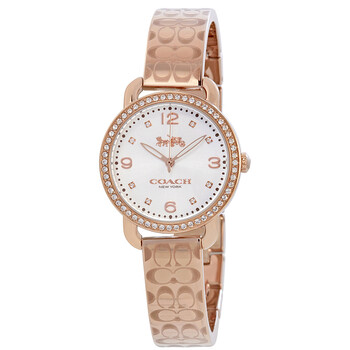 COACH Delancey Silver Dial Rose Gold-tone Bangle Ladies Watch Coach Delancey Silver Dial Rose Gold-tone Bangle Ladies  main image 4