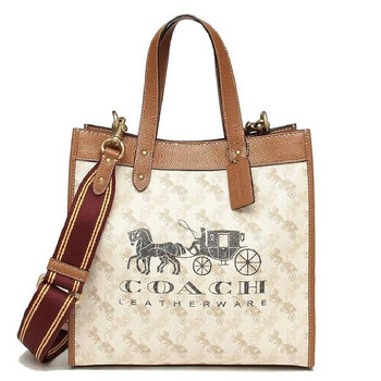 Coach Field Horse And Carriage Print Tote Bag C8461 B4TXF