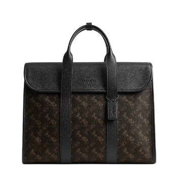 Coach Gotham Portfolio With Horse And Carriage Print CM418 A7U