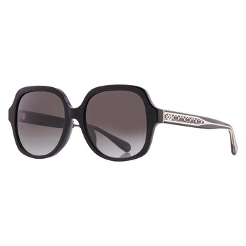 Grey Gradient Square Ladies Sunglasses HC8395U 50023C 54