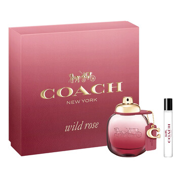 Coach Ladies Wild Rose Gift Set Fragrances 3386460133159