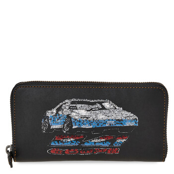 Ladies Zip Around Wallet 1941 Black Co Car Acc Zip