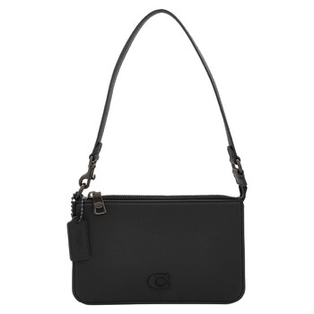 Coach Pouch Bag With Signature Canvas CJ797 BLK 195031947193