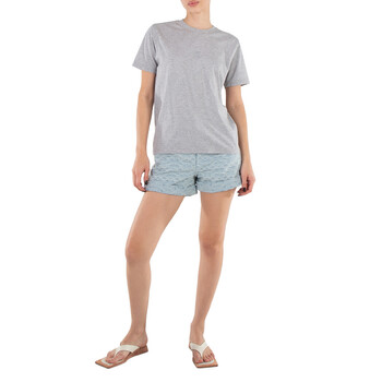 Signature Cotton Denim Shorts, Brand Size 0 (X-Small)