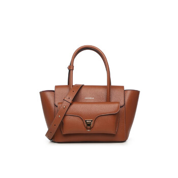 Sac à Main Femme Coccinelle Double Beat - Modèle E1T8A110201001 - Cuir Et Métal Noir Neuf