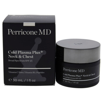 Cold Plasma Plus Neck and Chest Broad Spectrum SPF 25 by Perricone MD for Unisex - 1 oz Moisturizer 651473706632