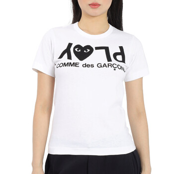 COMME DES GARCONS｜SHORT-SLEEVED ROUND NECK T-SHIRTS (P1 Comme Des Garcons Ladies Short-sleeve Big Heart Print T
