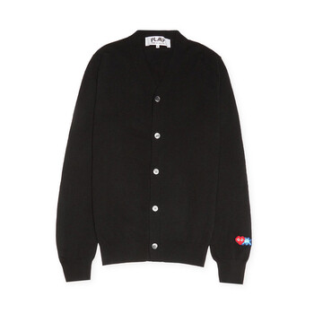 Comme Des Garcons x The Artist Invader Wool Cardigan, Size Large