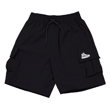 Converse Kids Black Cargo Shorts, Size 7Y CNVN-WE-G060-023