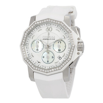 Admirals Cup Chronograph Automatic Diamond White Mother of Pearl Dial Ladies Watch 984.970.47/F379 PN35