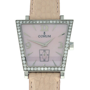 Trapeze Quartz Diamond Pink Dial Ladies Watch Z106/93745