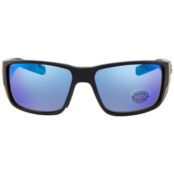 Blackfin Pro Blue Mirror Polarized Glass Men's Sunglasses 06S9078 907801 60