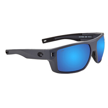 DIEGO Blue Mirror Polarized Glass Men's Sunglasses DGO 98 OBMGLP 62