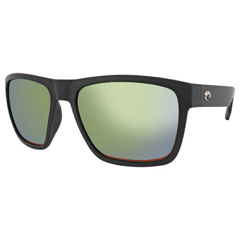 Paunch XL Green Mirror Polarized Polycarbonate 580P Square Men's Sunglasses 6S9050 905002 59