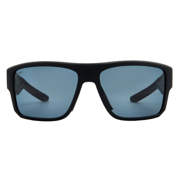 Prada Linea Rossa Grey Mirror Square Men's Sunglasses PS 01US