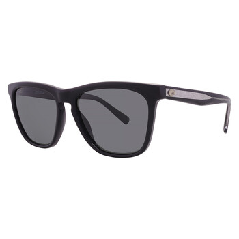 ULU Grey Polarized Glass Square Unisex Sunglasses 6S2014 201401 56