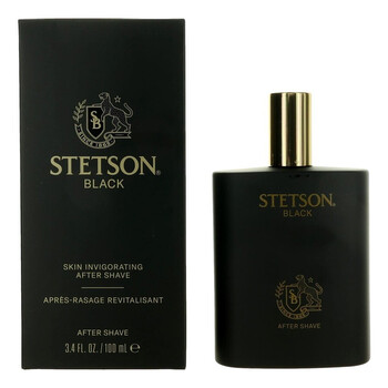 Men's Stetson Black Aftershave 3.4 oz Bath & Body 54810023677598