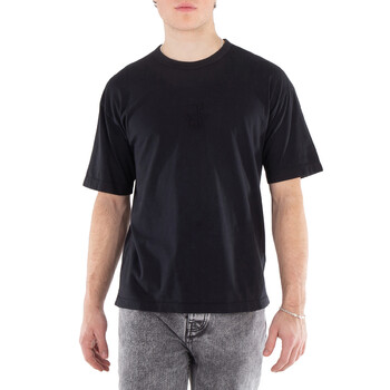 BURBERRY ロゴプリント Tシャツ 8068709-A4187 OATMEAL MELANGE Burberry Logo Print Jersey T-Shirt In Oatmeal Melange, Size
