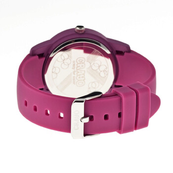 Festival Fushia Dial Fushia Silicone Unisex Watch CR2005
