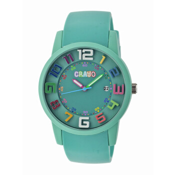 Festival Teal Dial Teal Silicone Unisex Watch CR2003