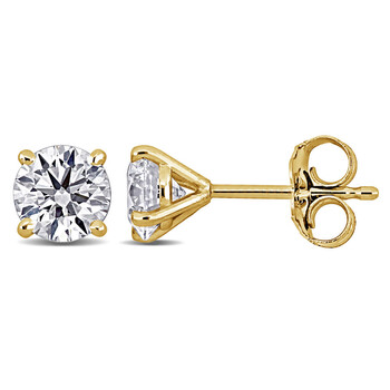 1ct TW Lab-Grown Diamond Solitaire Martini-Style Stud Earrings JMS011584