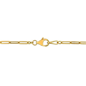 2 5/8ct TW Lab-Grown Diamond Tennis Oval Link Chain Necklace in 14k Two-Tone Gold - 16 in 2 5/8ct TW Lab-Grown Diamond Tennis Oval Link Chain Necklace in 14k Two-Tone Gold - 16 in