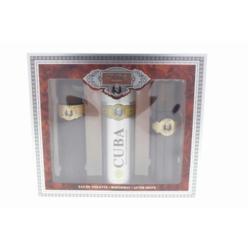 Cuba Men's Gold Gift Set Fragrances 5425017736103