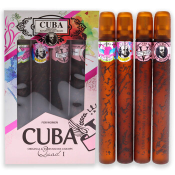 Quad I by Cuba for Women - 4 Pc Gift Set