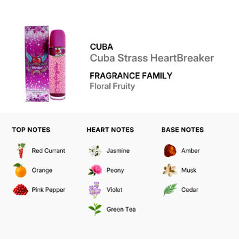 Strass HeartBreaker by Cuba for Women - 3.3 oz EDP Spray