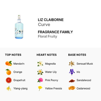 Curve by Liz Claiborne EDT Spray 3.4 oz