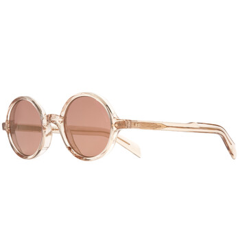 Miu Miu Brown Gradient Mirror Silver Round Ladies Sunglasses  display picture 3