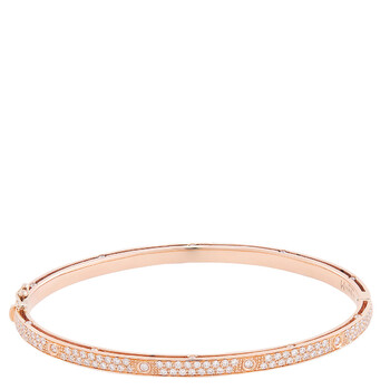 D.Side Ladies Pink Gold And Diamonds Bracelet, Size M 20086872